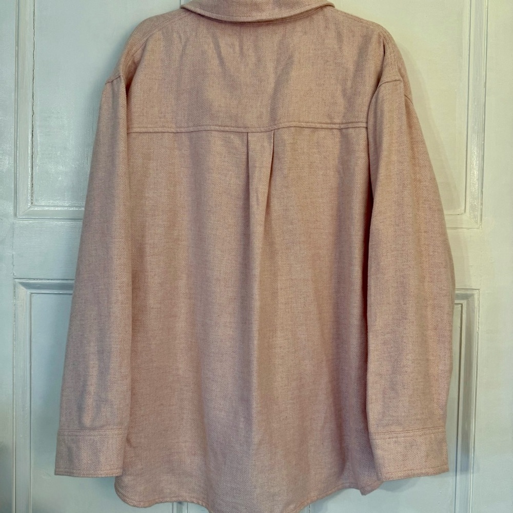 American Eagle Outfitters NWT Pink Button Down Shirt Jacket - XL - Picture 7 of 8